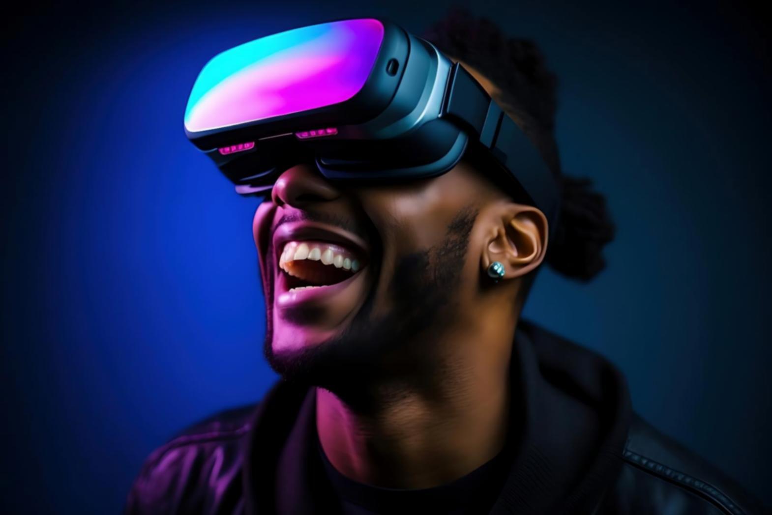 AR/VR design workshop session showing multiple screens with interface prototypes